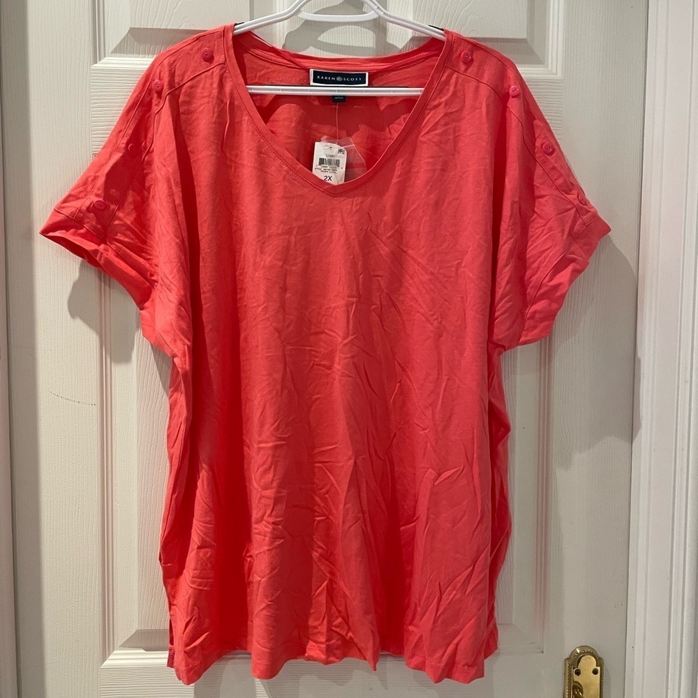 Coral Pink Tee